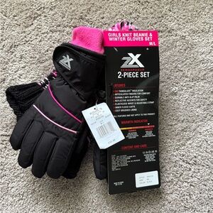 ZeroXposur Black and Pink Winter Set
